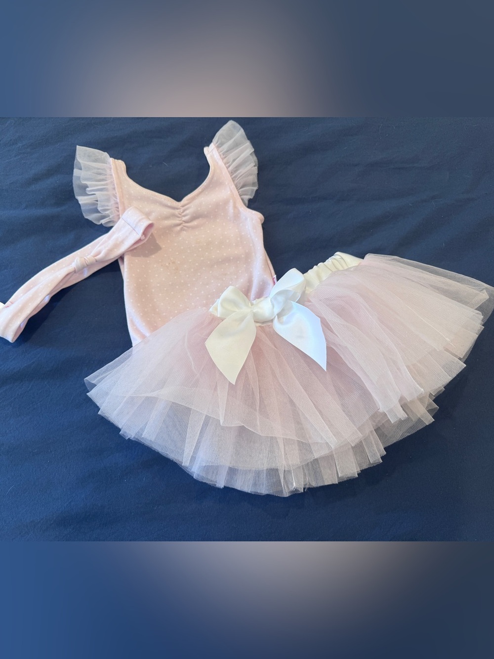 American Girl Bitty Baby Matching Set Ballerina Outfit Pink Tutu Leotard Size 3